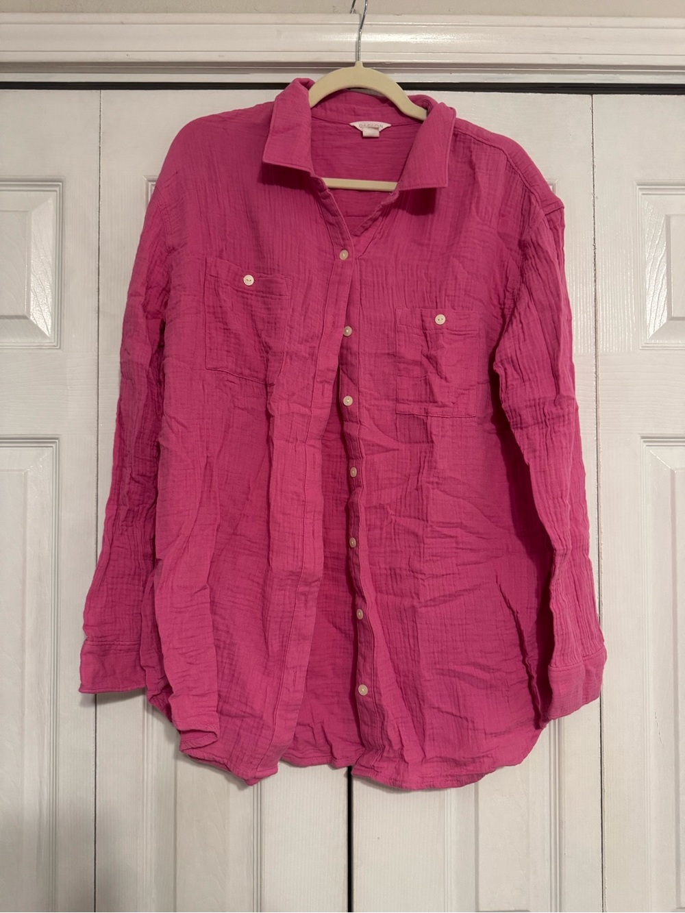 Linen button down